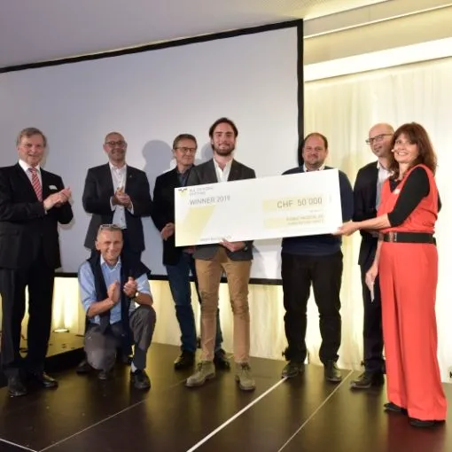 Winner W.A. De Vigier Startup Award 2019